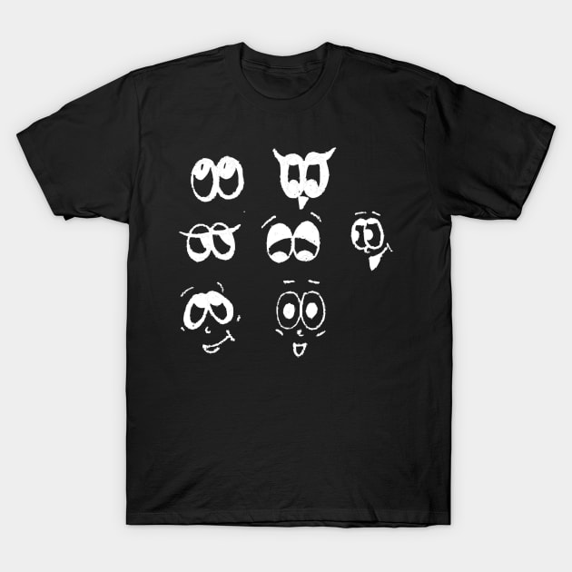 Funny eyes T-Shirt by artbyluko